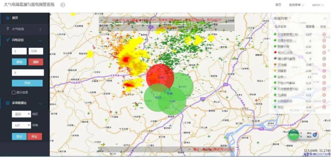 大型油氣儲(chǔ)存基地雷電預(yù)警系統(tǒng)