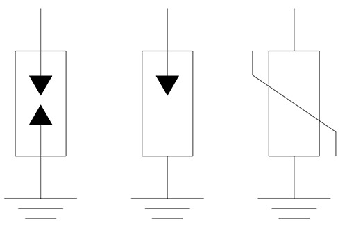 浪涌保護(hù)器符號